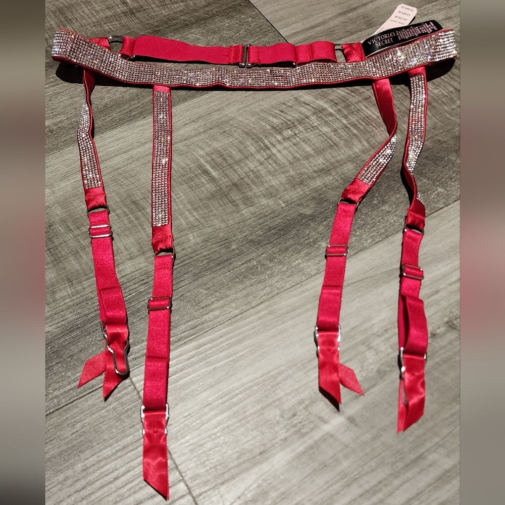 VS Very Sexy red Rhinestone Garter